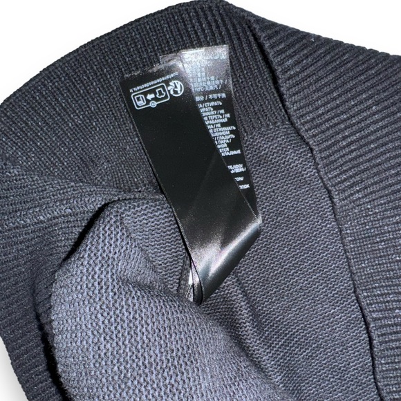 Balenciaga knitwear BB bitcoin logo turtle neck sweater men medium black - Picture 8 of 8